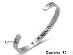 HY Wholesale Bangle Stainless Steel 316L Jewelry Bangle-HY0107B105