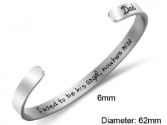 HY Wholesale Bangle Stainless Steel 316L Jewelry Bangle-HY0107B158