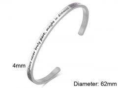 HY Wholesale Bangle Stainless Steel 316L Jewelry Bangle-HY0107B029