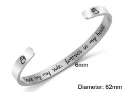 HY Wholesale Bangle Stainless Steel 316L Jewelry Bangle-HY0107B153
