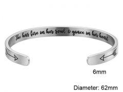 HY Wholesale Bangle Stainless Steel 316L Jewelry Bangle-HY0107B206