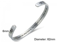 HY Wholesale Bangle Stainless Steel 316L Jewelry Bangle-HY0107B104