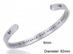 HY Wholesale Bangle Stainless Steel 316L Jewelry Bangle-HY0107B226