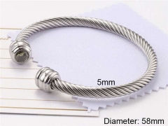 HY Wholesale Bangle Stainless Steel 316L Jewelry Bangle-HY0116B090