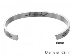 HY Wholesale Bangle Stainless Steel 316L Jewelry Bangle-HY0107B192