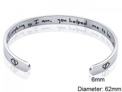 HY Wholesale Bangle Stainless Steel 316L Jewelry Bangle-HY0107B183