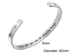 HY Wholesale Bangle Stainless Steel 316L Jewelry Bangle-HY0107B170