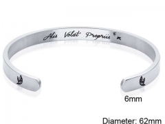 HY Wholesale Bangle Stainless Steel 316L Jewelry Bangle-HY0107B203