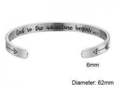 HY Wholesale Bangle Stainless Steel 316L Jewelry Bangle-HY0107B199