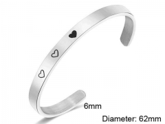 HY Wholesale Bangle Stainless Steel 316L Jewelry Bangle-HY0107B163