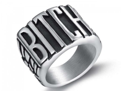 HY Wholesale Rings Jewelry 316L Stainless Steel Fashion Rings-HY0119R044