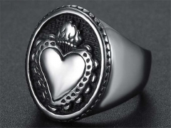 HY Wholesale Rings Jewelry 316L Stainless Steel Fashion Rings-HY0119R271