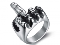 HY Wholesale Rings Jewelry 316L Stainless Steel Fashion Rings-HY0119R148
