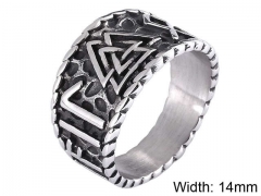 HY Wholesale Rings Jewelry 316L Stainless Steel Fashion Rings-HY0010R003
