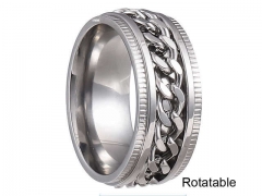 HY Wholesale Rings Jewelry 316L Stainless Steel Fashion Rings-HY0107R032