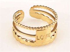 HY Wholesale Rings Jewelry 316L Stainless Steel Fashion Rings-HY0112R077