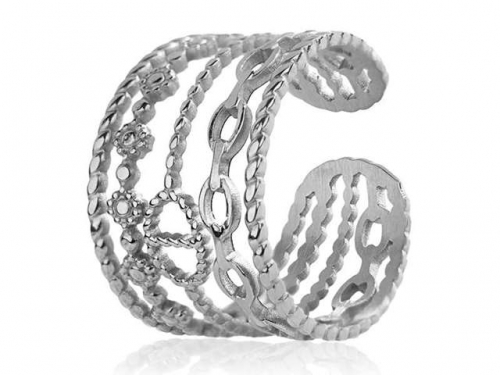 HY Wholesale Rings Jewelry 316L Stainless Steel Fashion Rings-HY0054R103