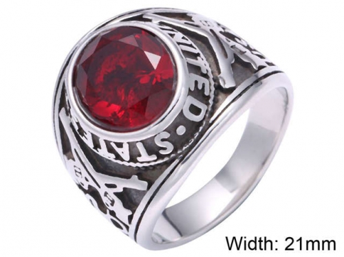 HY Wholesale Rings Jewelry 316L Stainless Steel Fashion Rings-HY0010R011