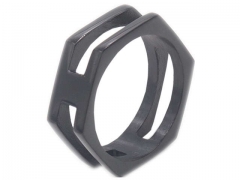 HY Wholesale Rings Jewelry 316L Stainless Steel Fashion Rings-HY0119R104