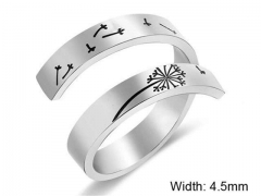 HY Wholesale Rings Jewelry 316L Stainless Steel Fashion Rings-HY0107R063