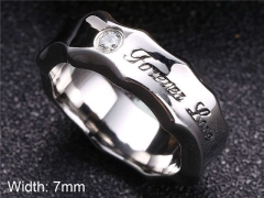 HY Wholesale Rings Jewelry 316L Stainless Steel Fashion Rings-HY0010R020