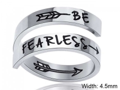 HY Wholesale Rings Jewelry 316L Stainless Steel Fashion Rings-HY0107R011