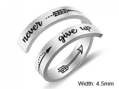 HY Wholesale Rings Jewelry 316L Stainless Steel Fashion Rings-HY0107R066