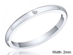 HY Wholesale Rings Jewelry 316L Stainless Steel Fashion Rings-HY0107R077