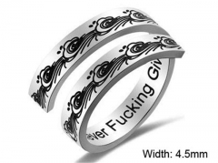 HY Wholesale Rings Jewelry 316L Stainless Steel Fashion Rings-HY0107R048
