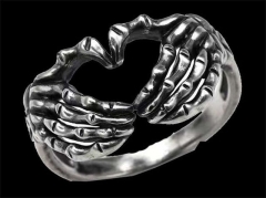 HY Wholesale Rings Jewelry 316L Stainless Steel Fashion Rings-HY0119R457