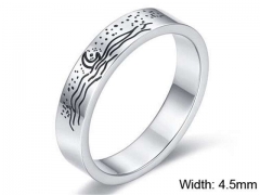 HY Wholesale Rings Jewelry 316L Stainless Steel Fashion Rings-HY0107R046