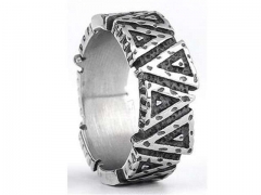 HY Wholesale Rings Jewelry 316L Stainless Steel Fashion Rings-HY0119R378