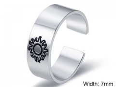 HY Wholesale Rings Jewelry 316L Stainless Steel Fashion Rings-HY0107R007