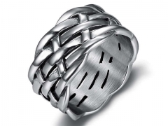 HY Wholesale Rings Jewelry 316L Stainless Steel Fashion Rings-HY0119R471