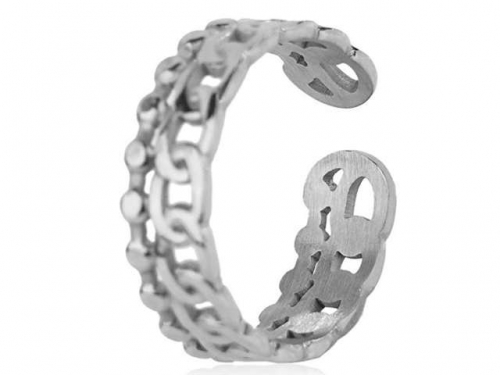 HY Wholesale Rings Jewelry 316L Stainless Steel Fashion Rings-HY0054R154
