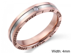 HY Wholesale Rings Jewelry 316L Stainless Steel Fashion Rings-HY0107R008