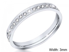 HY Wholesale Rings Jewelry 316L Stainless Steel Fashion Rings-HY0107R081