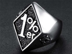 HY Wholesale Rings Jewelry 316L Stainless Steel Fashion Rings-HY0119R258