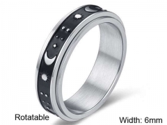 HY Wholesale Rings Jewelry 316L Stainless Steel Fashion Rings-HY0107R015