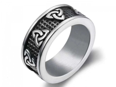 HY Wholesale Rings Jewelry 316L Stainless Steel Fashion Rings-HY0119R037