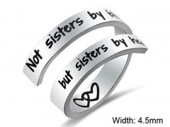 HY Wholesale Rings Jewelry 316L Stainless Steel Fashion Rings-HY0107R051
