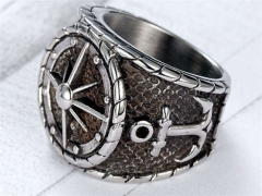 HY Wholesale Rings Jewelry 316L Stainless Steel Fashion Rings-HY0119R020