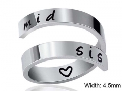 HY Wholesale Rings Jewelry 316L Stainless Steel Fashion Rings-HY0107R072