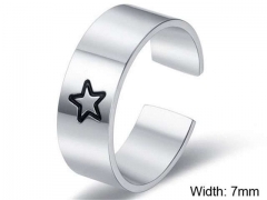 HY Wholesale Rings Jewelry 316L Stainless Steel Fashion Rings-HY0107R006