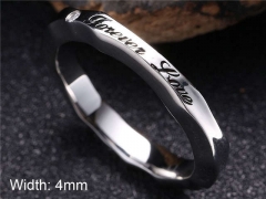 HY Wholesale Rings Jewelry 316L Stainless Steel Fashion Rings-HY0010R021