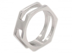 HY Wholesale Rings Jewelry 316L Stainless Steel Fashion Rings-HY0119R105