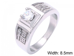 HY Wholesale Rings Jewelry 316L Stainless Steel Fashion Rings-HY0010R016