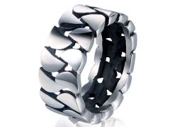 HY Wholesale Rings Jewelry 316L Stainless Steel Fashion Rings-HY0119R517