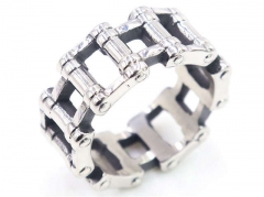 HY Wholesale Rings Jewelry 316L Stainless Steel Fashion Rings-HY0119R210