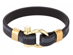 HY Wholesale Leather Jewelry Popular Leather Bracelets-HY0117B068